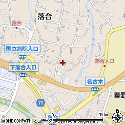 神奈川県秦野市落合334周辺の地図