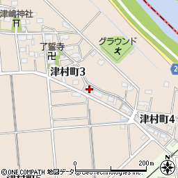 岐阜県大垣市津村町3丁目841周辺の地図