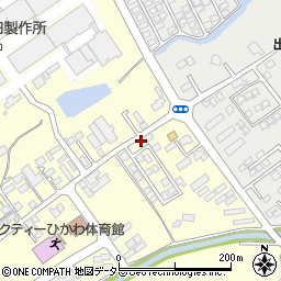 島根県出雲市斐川町上直江2514-8周辺の地図