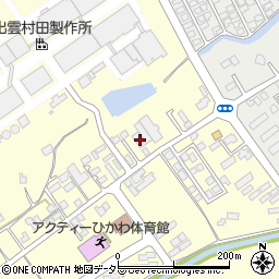 島根県出雲市斐川町上直江2500周辺の地図