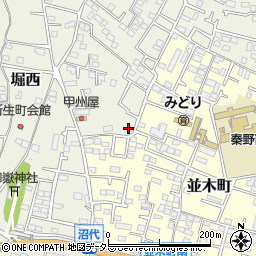 神奈川県秦野市堀西583-6周辺の地図