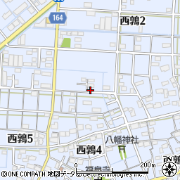 岐阜県岐阜市西鶉周辺の地図