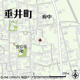 岐阜県不破郡垂井町府中1709周辺の地図