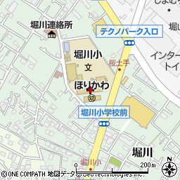 秦野市立堀川小学校周辺の地図