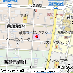 学英塾岐阜教室周辺の地図