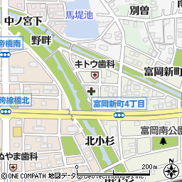 愛知県犬山市富岡新町1丁目63周辺の地図