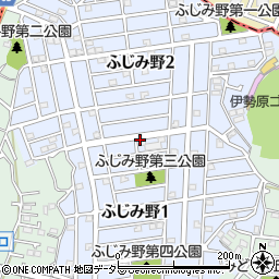 神奈川県平塚市ふじみ野周辺の地図