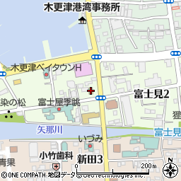 ミニストップ木更津富士見店周辺の地図
