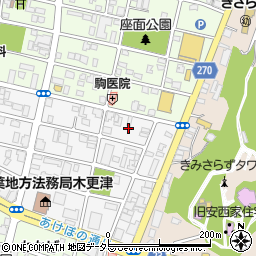千葉県木更津市東中央3丁目9周辺の地図