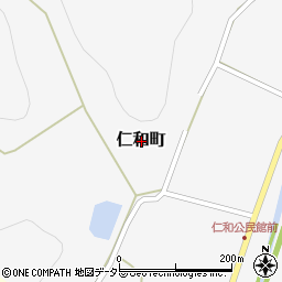 京都府綾部市仁和町周辺の地図