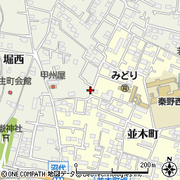 神奈川県秦野市堀西583-5周辺の地図