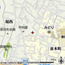 神奈川県秦野市堀西582-2周辺の地図