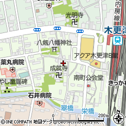 木更津 立喰いそば・うどん・天ぷら あたりや周辺の地図
