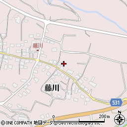 滋賀県米原市藤川1402周辺の地図