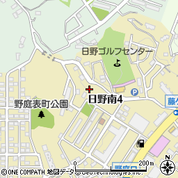 神奈川県横浜市港南区日野南4丁目24周辺の地図