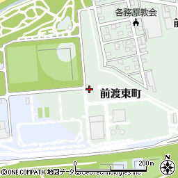 岐阜県各務原市前渡東町周辺の地図