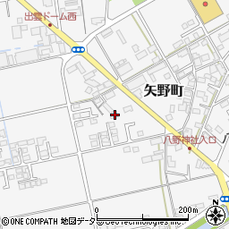 島根県出雲市矢野町785周辺の地図