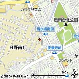 横浜清水橋郵便局周辺の地図