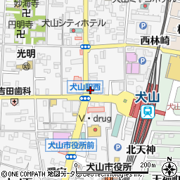武田塾　犬山校周辺の地図