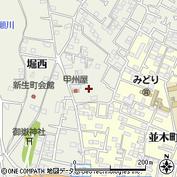 神奈川県秦野市堀西580-7周辺の地図