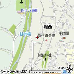 神奈川県秦野市堀西684-1周辺の地図