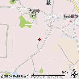 千葉県市原市藪781周辺の地図