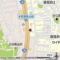 ＥＮＥＯＳオブリステーション木更津ＳＳ周辺の地図
