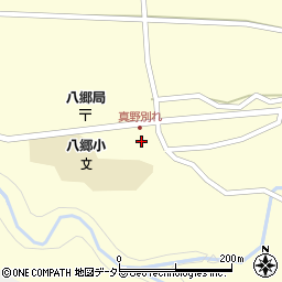 鳥取県西伯郡伯耆町真野1004周辺の地図