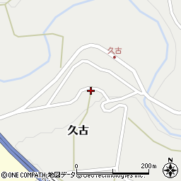 鳥取県西伯郡伯耆町久古24周辺の地図