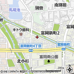 愛知県犬山市富岡新町1丁目28周辺の地図