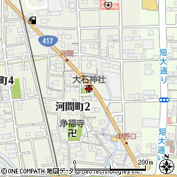 大石神社周辺の地図