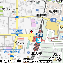 大万証券株式会社　犬山支店周辺の地図