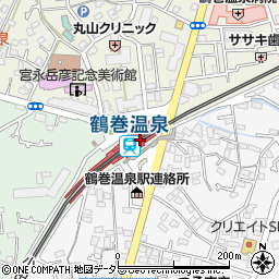 横浜銀行小田急鶴巻温泉駅 ＡＴＭ周辺の地図
