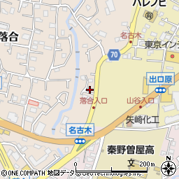 神奈川県秦野市落合26周辺の地図