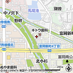 愛知県犬山市富岡新町1丁目79周辺の地図
