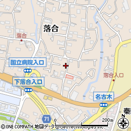 神奈川県秦野市落合335周辺の地図