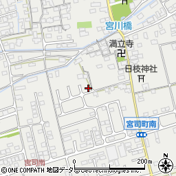滋賀県長浜市宮司町周辺の地図