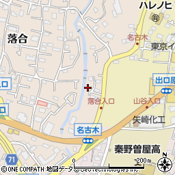 神奈川県秦野市落合22周辺の地図