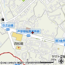 神奈川県横浜市戸塚区戸塚町1202周辺の地図
