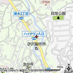 ゲオ　横浜栗木店周辺の地図