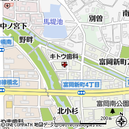愛知県犬山市富岡新町1丁目74周辺の地図