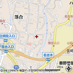 神奈川県秦野市落合322周辺の地図