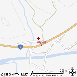 兵庫県養父市尾崎240周辺の地図