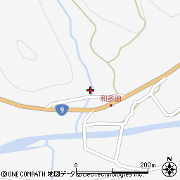 兵庫県養父市尾崎346周辺の地図