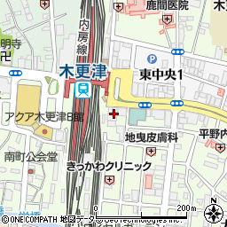 ファミリーマート木更津駅前店周辺の地図