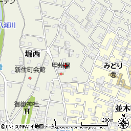神奈川県秦野市堀西579周辺の地図
