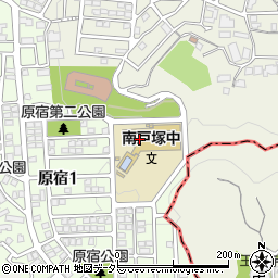神奈川県横浜市戸塚区戸塚町1842-1周辺の地図