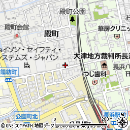 滋賀県長浜市殿町3-5周辺の地図