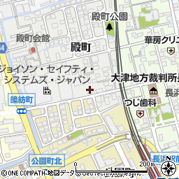 滋賀県長浜市殿町3-7周辺の地図