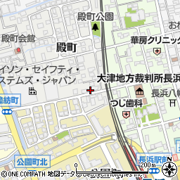 滋賀県長浜市殿町3-3周辺の地図